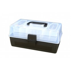 Ящик для снастей на рибалку, двополочний, 30,5 х17,5х14см